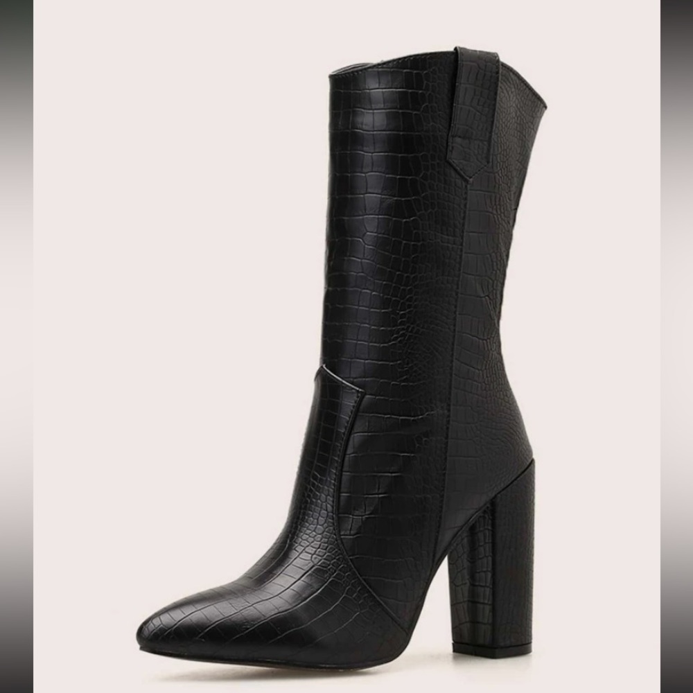 Mid calf boots